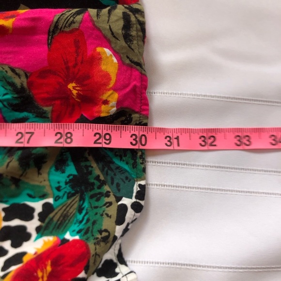 Vtg Flowy Funky Patterned Skirt - Picture 8 of 15